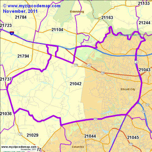 map of 21042