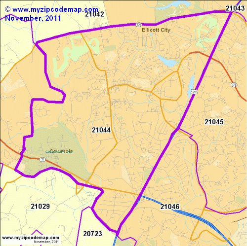 map of 21044