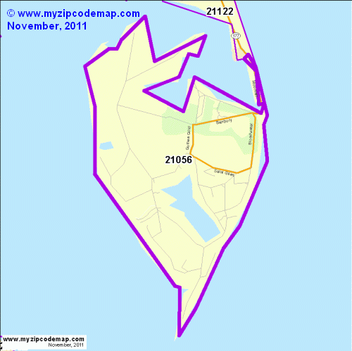 map of 21056