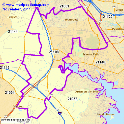 map of 21108