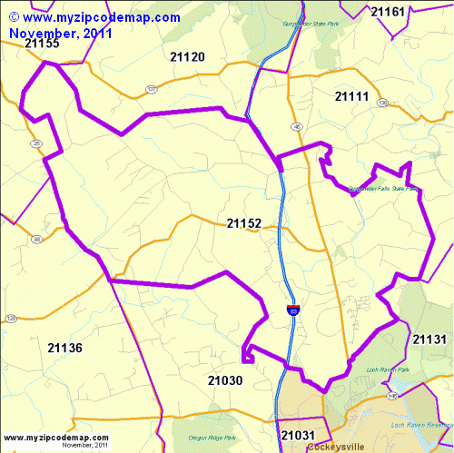 map of 21152