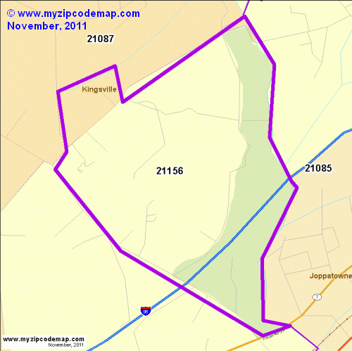 map of 21156