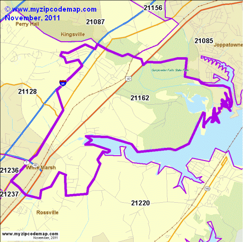 map of 21162