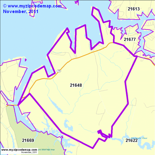 map of 21648