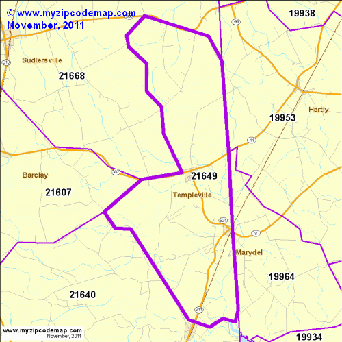 map of 21649