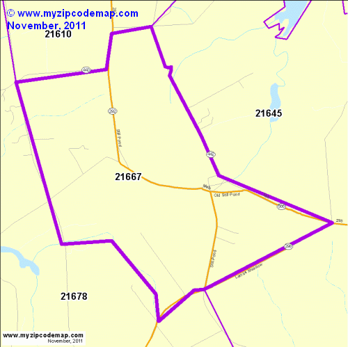 map of 21667