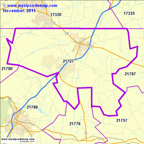 map of 21727
