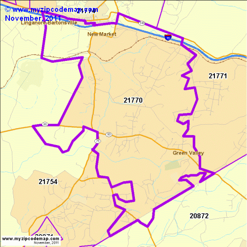 map of 21770