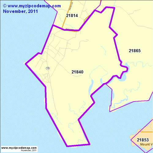 map of 21840