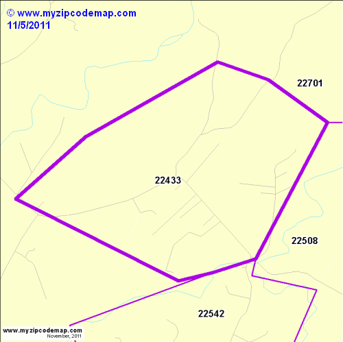 map of 22433