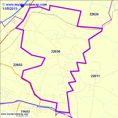 map of 22656