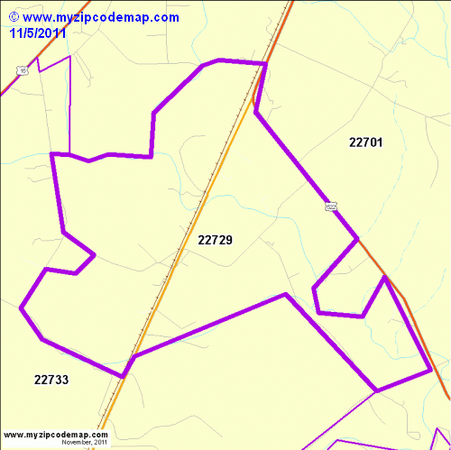 map of 22729
