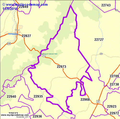 map of 22973