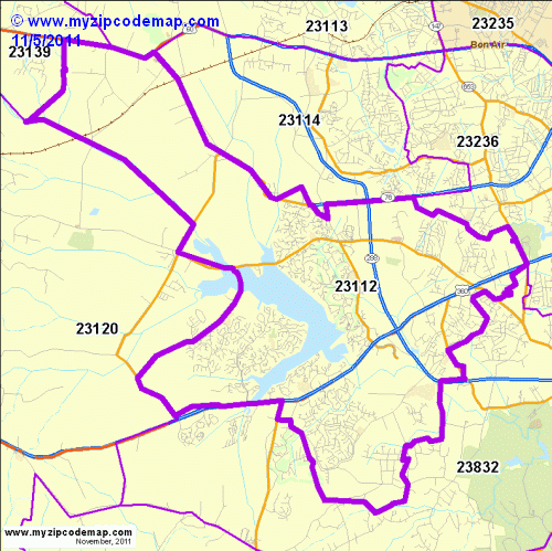 map of 23112