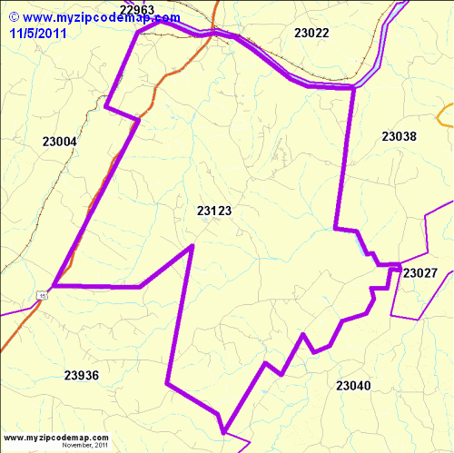 map of 23123