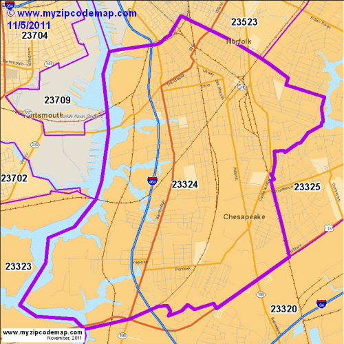 map of 23324