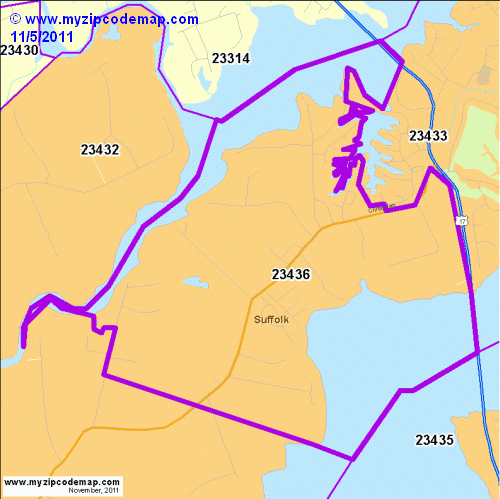 map of 23436