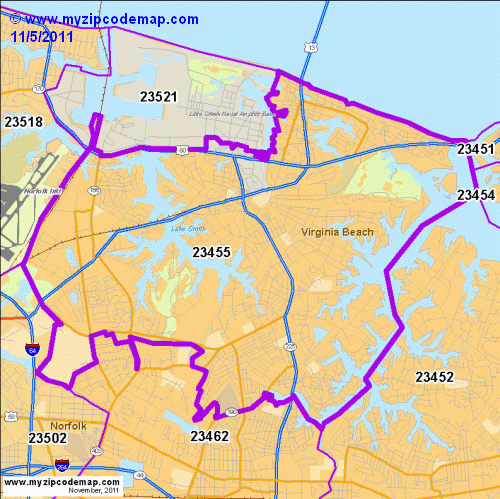 map of 23455