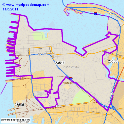 map of 23511