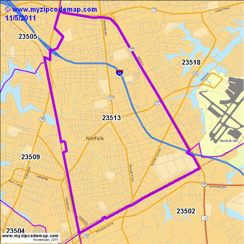map of 23513