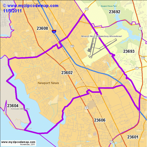 map of 23602