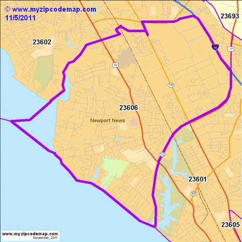 map of 23606