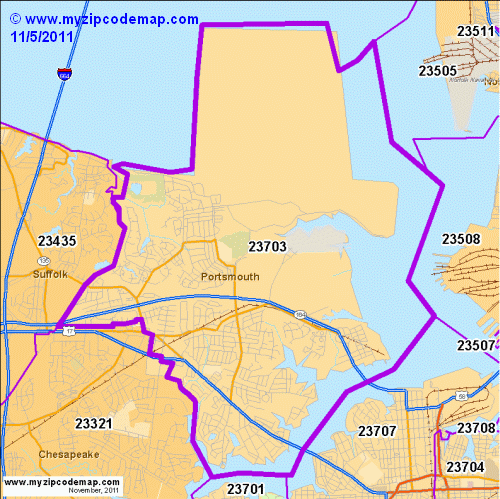 map of 23703