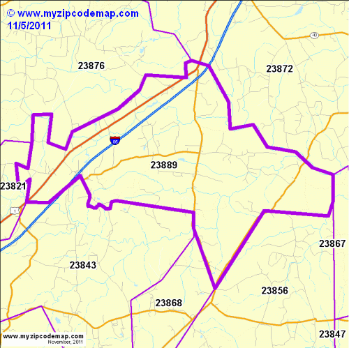 map of 23889