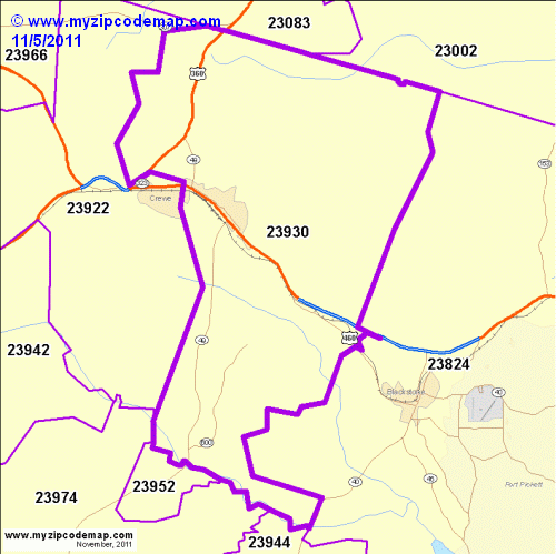 map of 23930