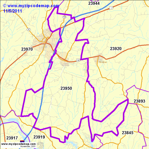 map of 23950