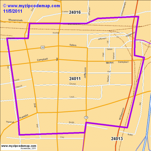 map of 24011