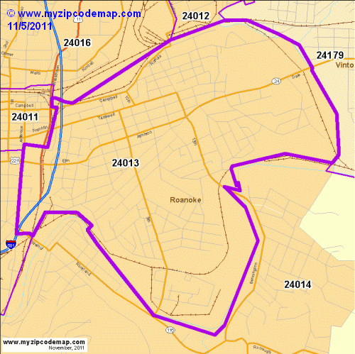 map of 24013