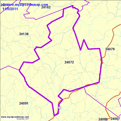 map of 24072