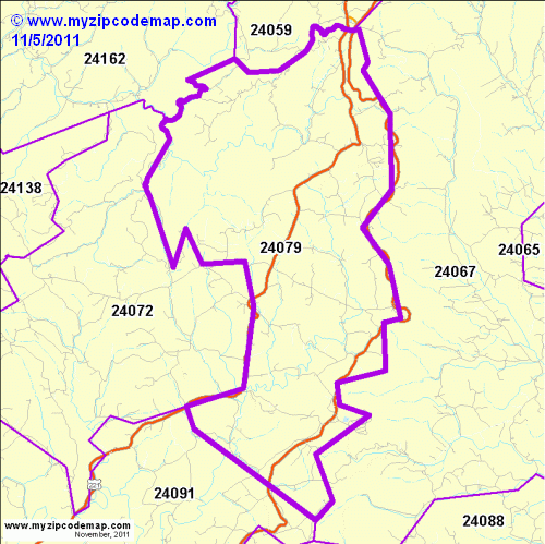 map of 24079