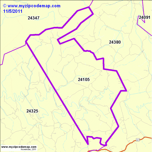 map of 24105