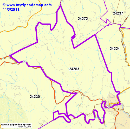 map of 24283