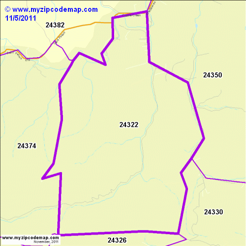 map of 24322