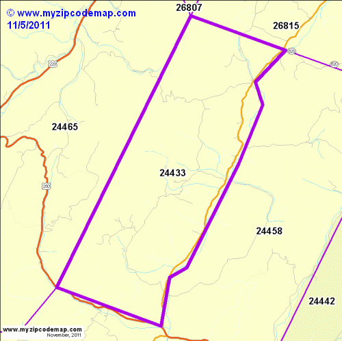 map of 24433
