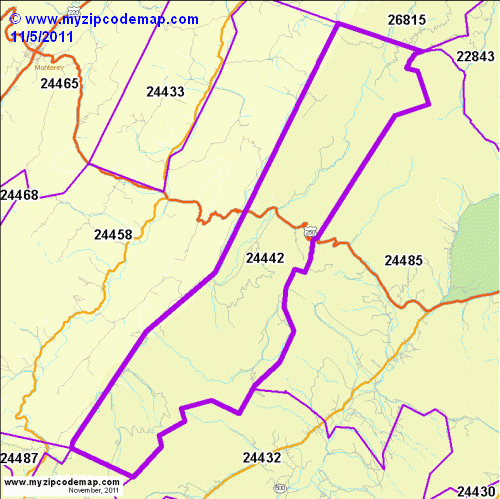 map of 24442