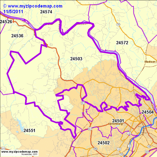 map of 24503