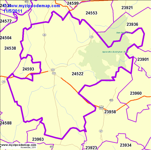 map of 24522