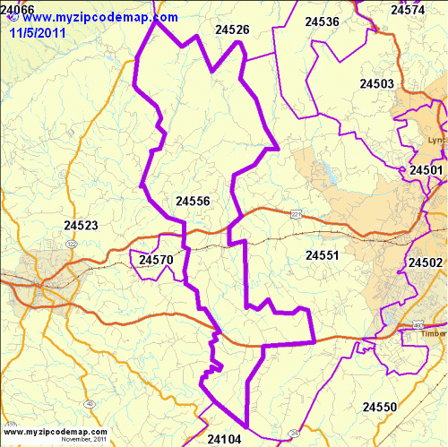 map of 24556