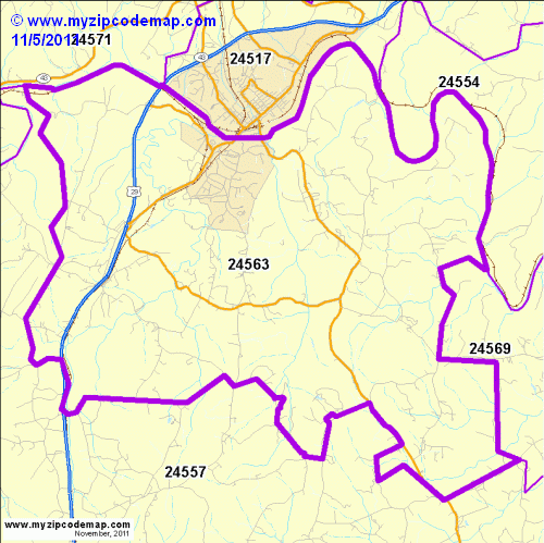 map of 24563