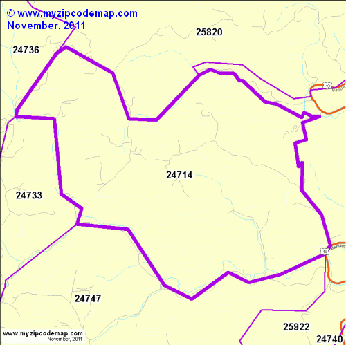 map of 24714