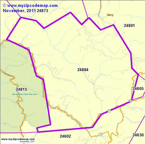 map of 24884