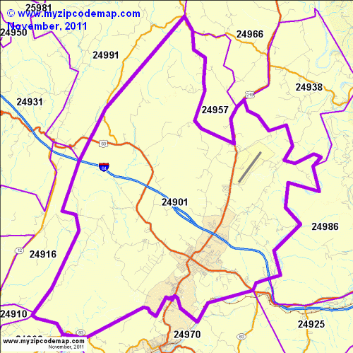 map of 24901