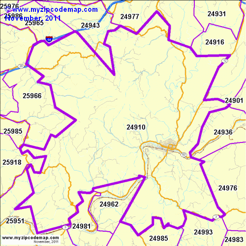map of 24910