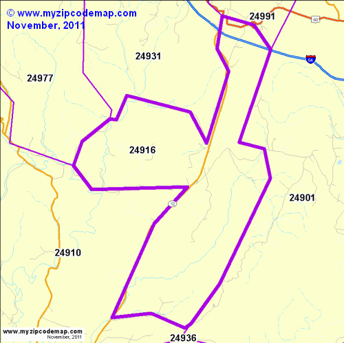 map of 24916