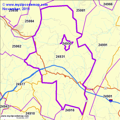 map of 24931