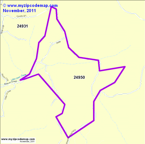 map of 24950